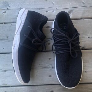 Women's 11 Vessi Cityscape Classic Black Sneakers Runners Waterproof Shoes